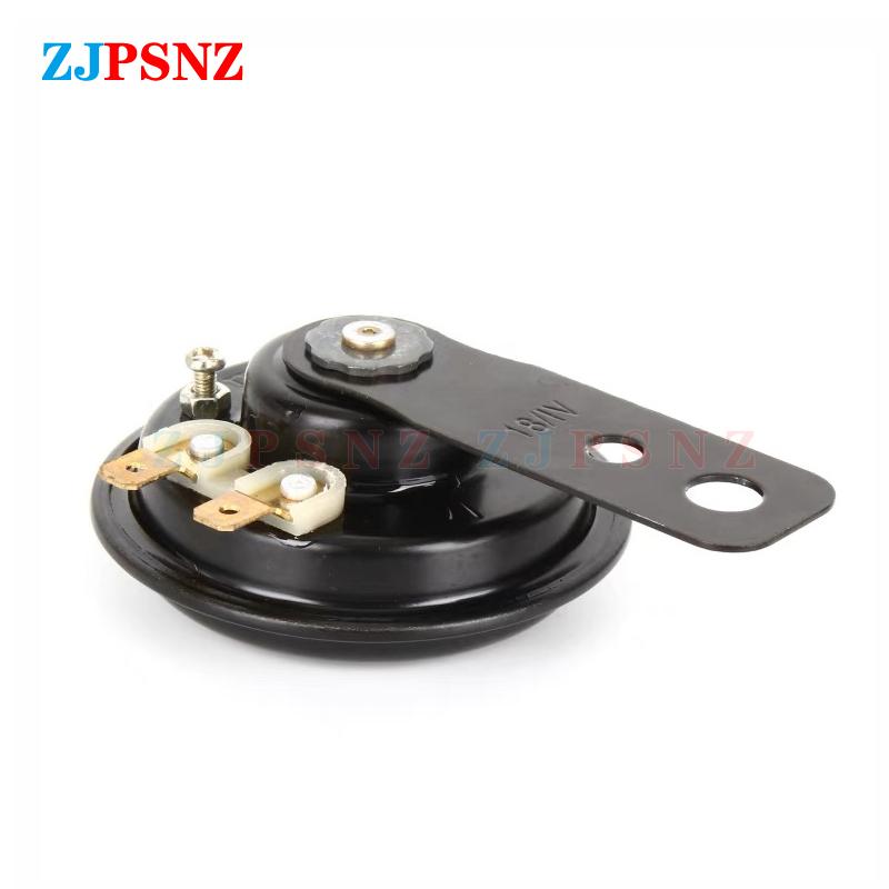 Horn 6V 12V 24V 36V 48V 60V 72V Scooter e-Bike Motorcycle Electric Horn Kit Waterproof Round Super Loud Horn Speaker 105db 110db