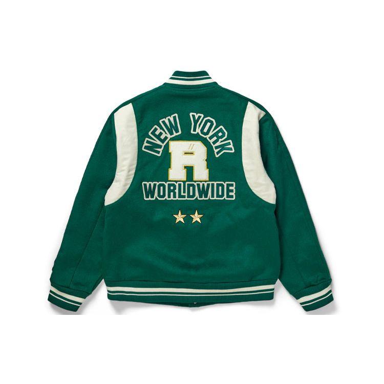 Puma X Rhuigi Varsity Jacket Evergreen Unisex Outerwear 539695-94