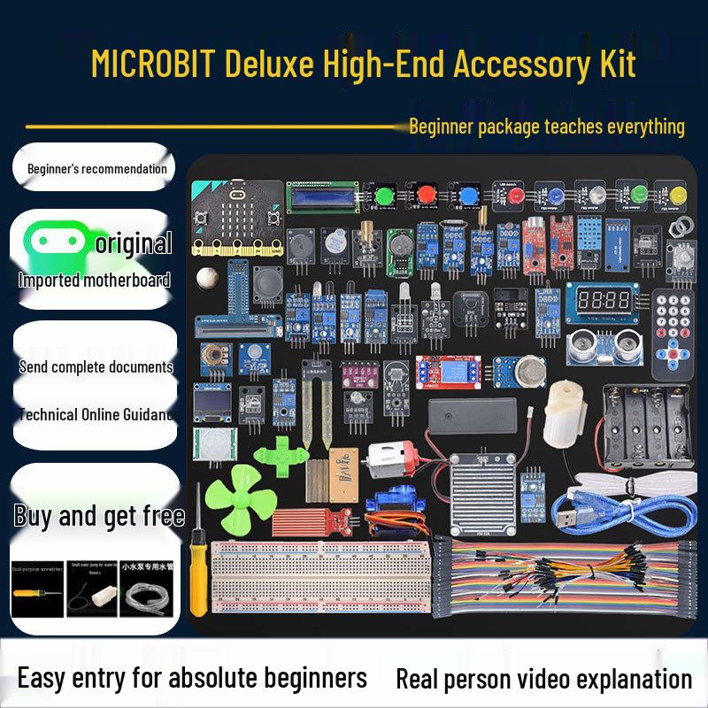 Micro:bit V2 Learning Kit – Entry-Level Robotics & Python Programming