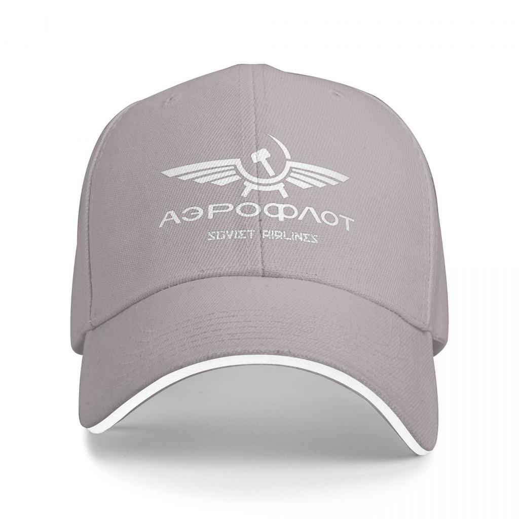 Unisex Baseball Hats Aeroflot Aviation Russe Pilote Aerospace Aviateur Streetwear Sports Baseball Caps Hiphop Cap Casquette Hats