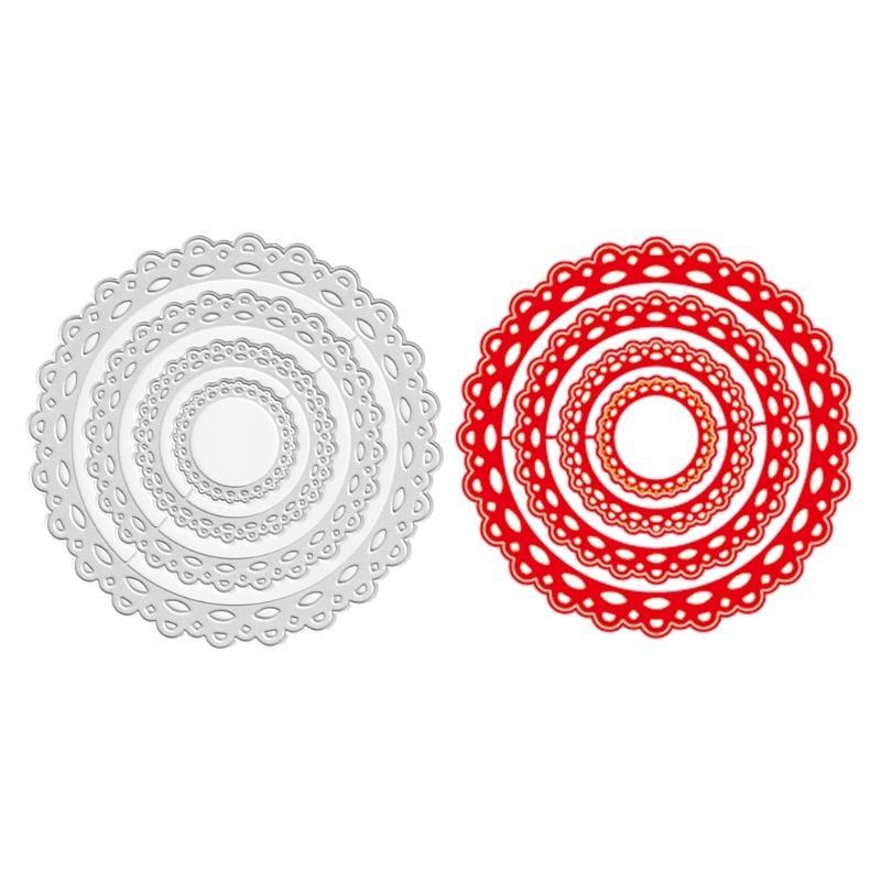 Nested Lace Frame Metal Die Cuts Exquisite Scrapbooking Embossing Template DIY Holiday Invitations Cards Making Supplies