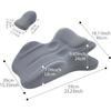 Couples Intimacy Pillow for Sitting Multifunctional Couple Back Pillow Low-Profile Butt Cushion with 3D Memory Foam Design