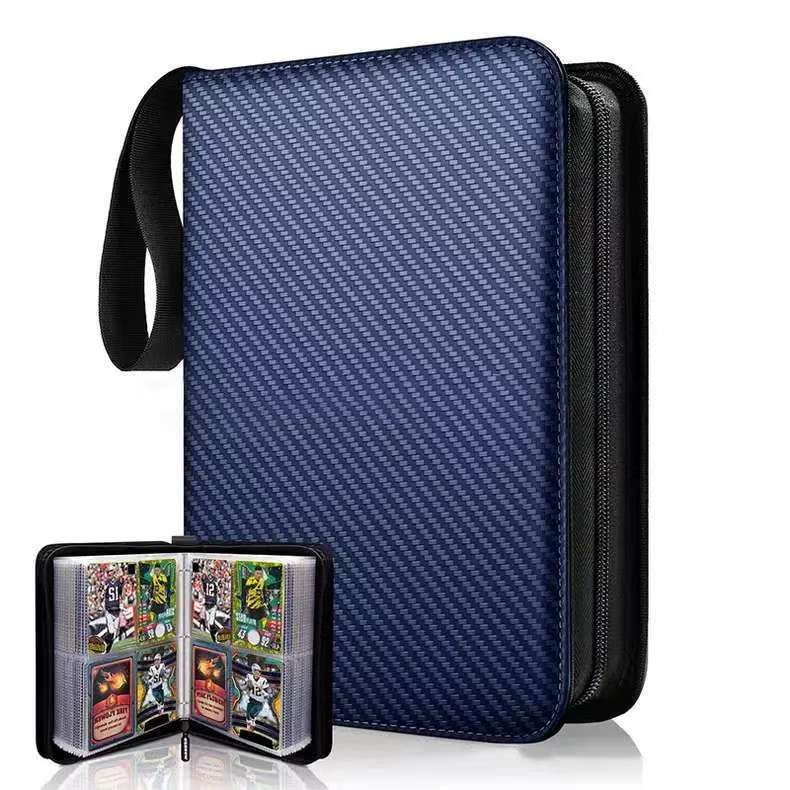 Zipper style card book, 4/9 compartments, game card book, game collection book package,Christmas gift, Stocking stuffers, Valentine's Day gift
