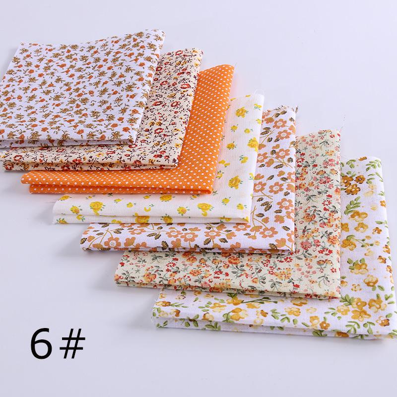 

100% бавовняна тканина з квітковим крапковим принтом Печворк тканина DIY Tilda Рукодільна тканина для рукоділля Швейні матеріали для рукоділля
