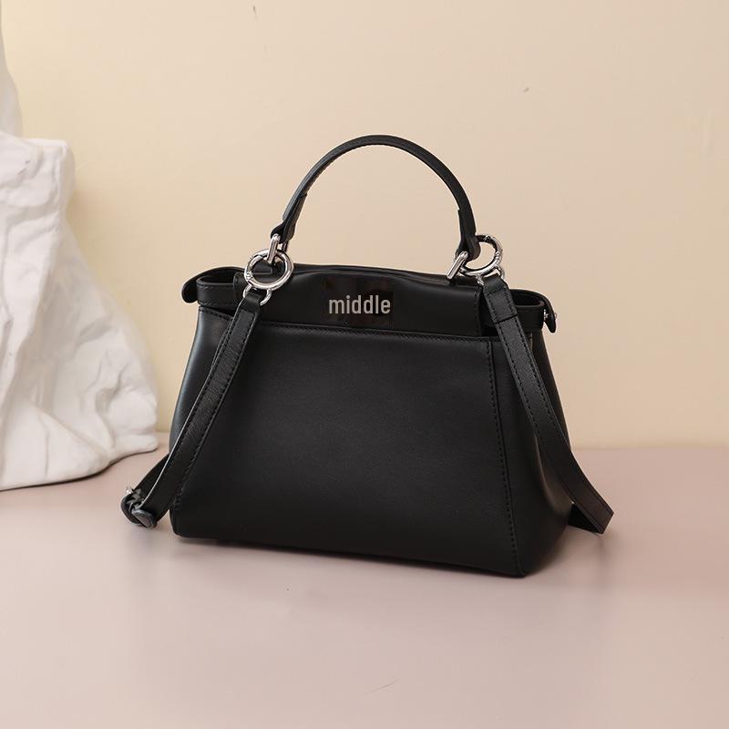 

Женские сумки через плечо из натуральной кожи - Модные сумки через плечо из коровьей кожи 24x10x18 cm