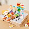 Wooden Children's Fun Multi-functional Simulation Kitchen Barbecue Grill Parent-child Interaction Play House Educational Toys