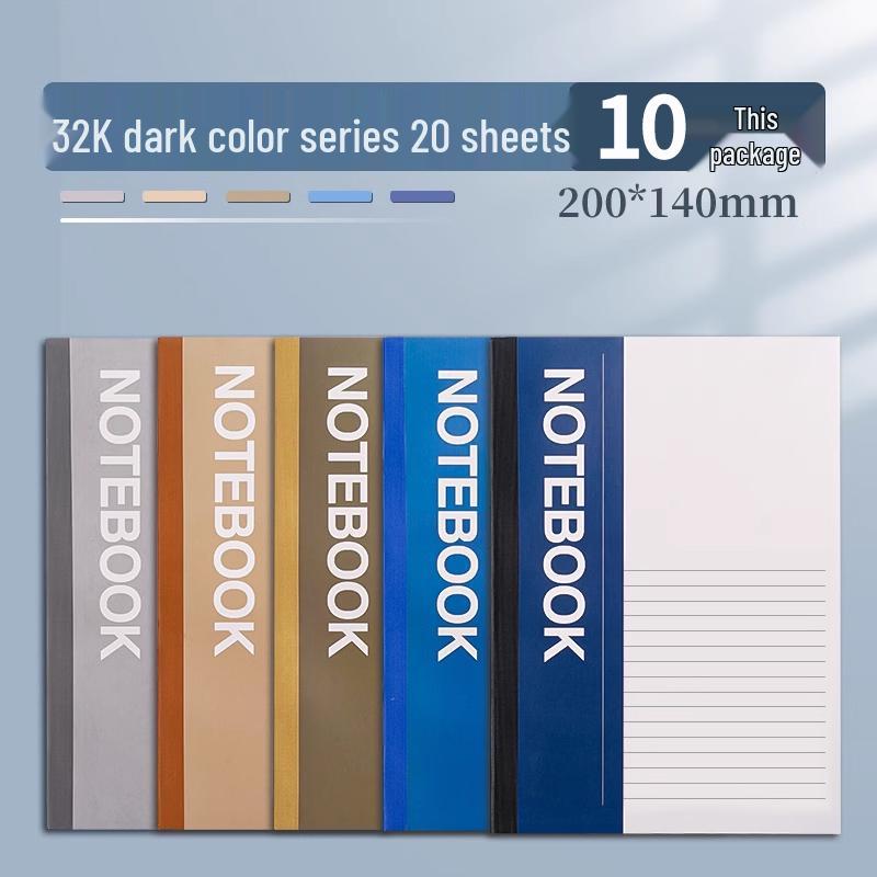 2024 Stylish A5 Homework Notebooks for Elementary to High School Students