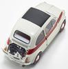 Kyosho Original Scale Fiat Nuova 500 Sport Finished Product KS08966SLG 1/18 (Light Gray/Red Line)