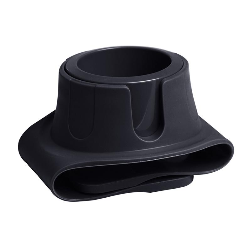 Silikon Sofalehnen Tablett Becherhalter Anti-Rutsch Sofalehnen Untersetzer Silikon Sofa Becherhalter Auslaufsicherer Becherhalter 4 Farben schwarz