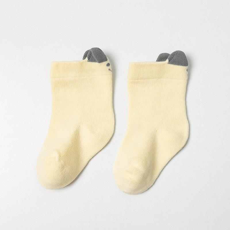 Infant Baby Socks for Girl Boy Cotton Solid Soft Breathable Cute Accessories Unisex Newborn Boneless Short Socks