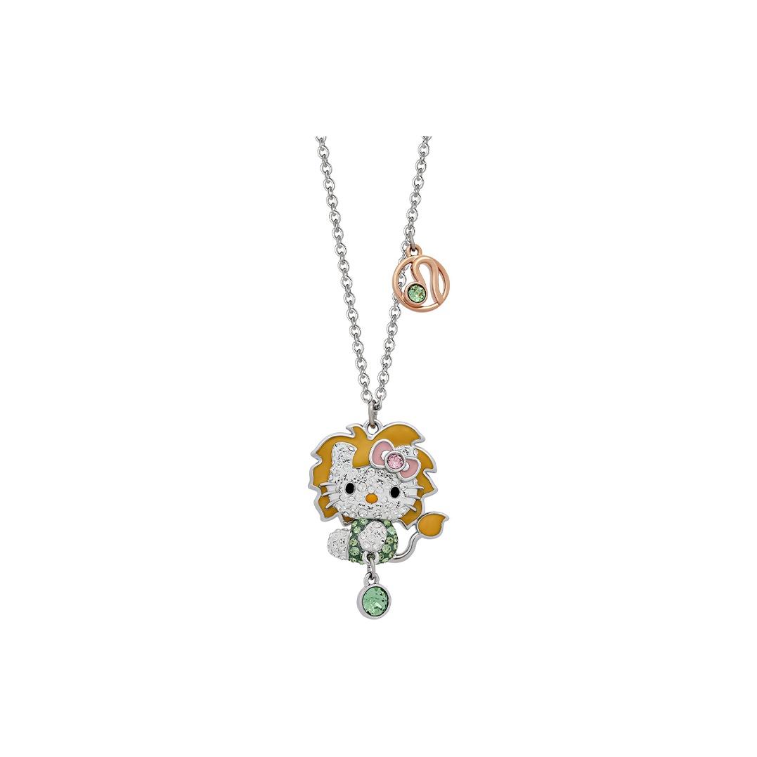 Swarovski Hello Kitty Leo Zodiac Necklace Women necklace 5215295 Box (Random Color)
