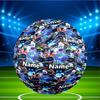 Custom Name Personalized Cosmic Bot Crew Print Size 5 Soccer Ball Training & Match Football, for Team, Kicking, Gift for Football
