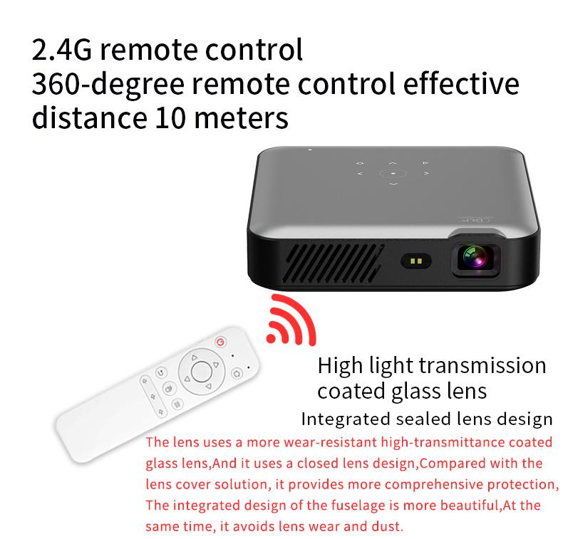 Full HD 4K 3D Smart Projector Auto Focus Android 9.0 5G Wifi DLP Proyector 10500mAh Battery Mobile Smartphone Beamer