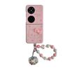 Cute Cartoon Cat and Dog Suitable for Samsung ZFlip6 Folding Screen Mobile Phone Case Huawei Pocket2 Lanyard Case