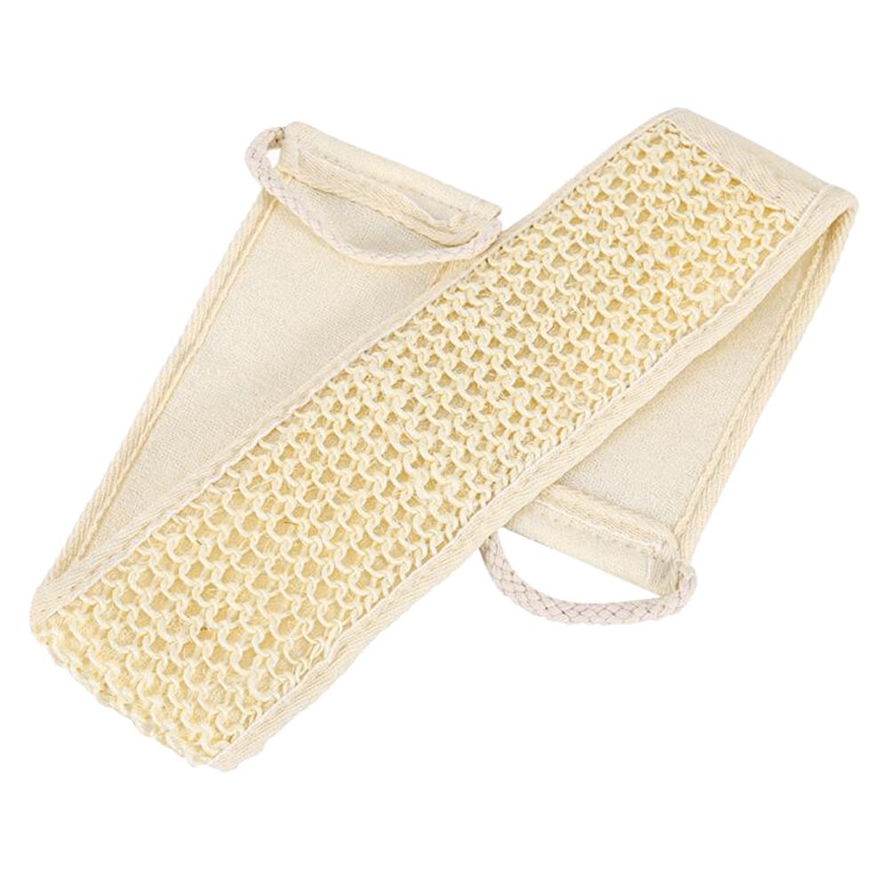 

Отшелушивающий ремень для спины с мочалкой из люфы для душа, ванны, тела, щетки, средства для личной гигиены и мытья чёрный