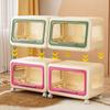 Movable Storage Cabinet for Living Room & Bedroom - Accommodates Toys, Snacks, Clothes