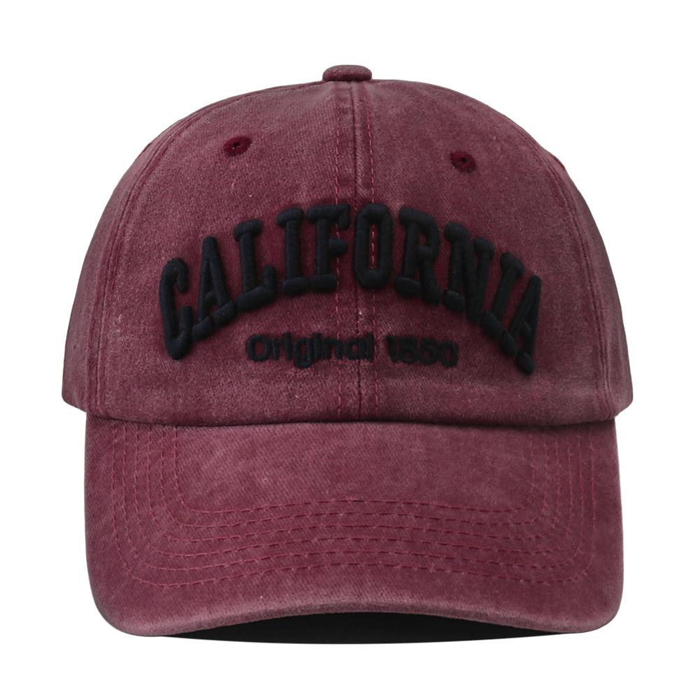 Casquettes de Baseball Réglables Utilisation Extérieure Chapeaux de Soleil Décontractés Pour Femmes Hommes Hip Hop Coton Lavé Casquette Snapback Mode Broderie Californie