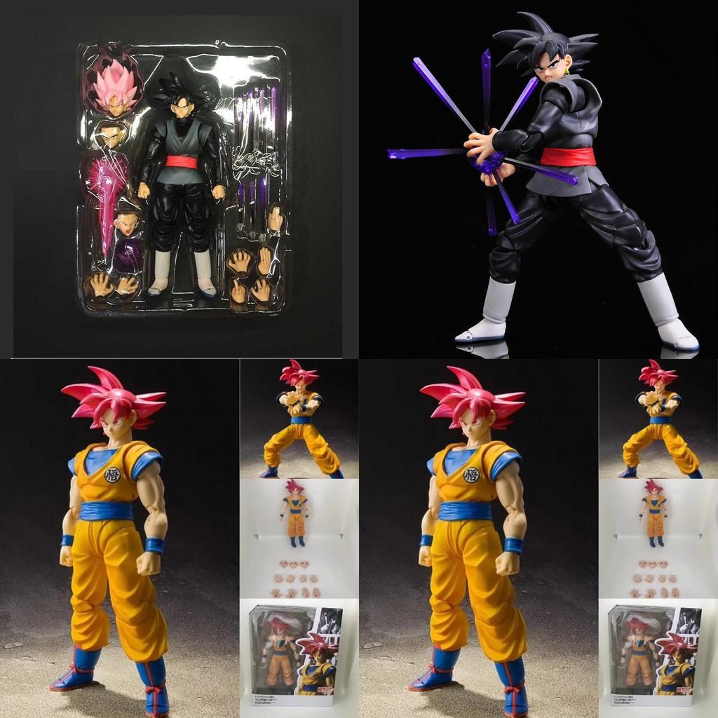 Black Saiya Action Figure From Dragon Ball Anime High-quality Pvc Material Perfect Holiday Gift