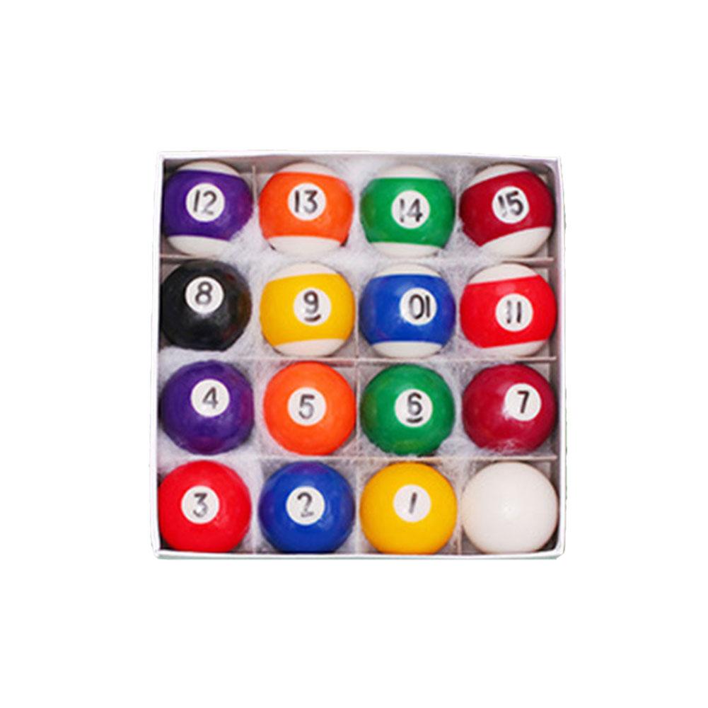 New Children Billiards Table Balls Set Billard Resin Small Pool Cue Balls Full Set Snooker & Billiard Accessories 25Mm