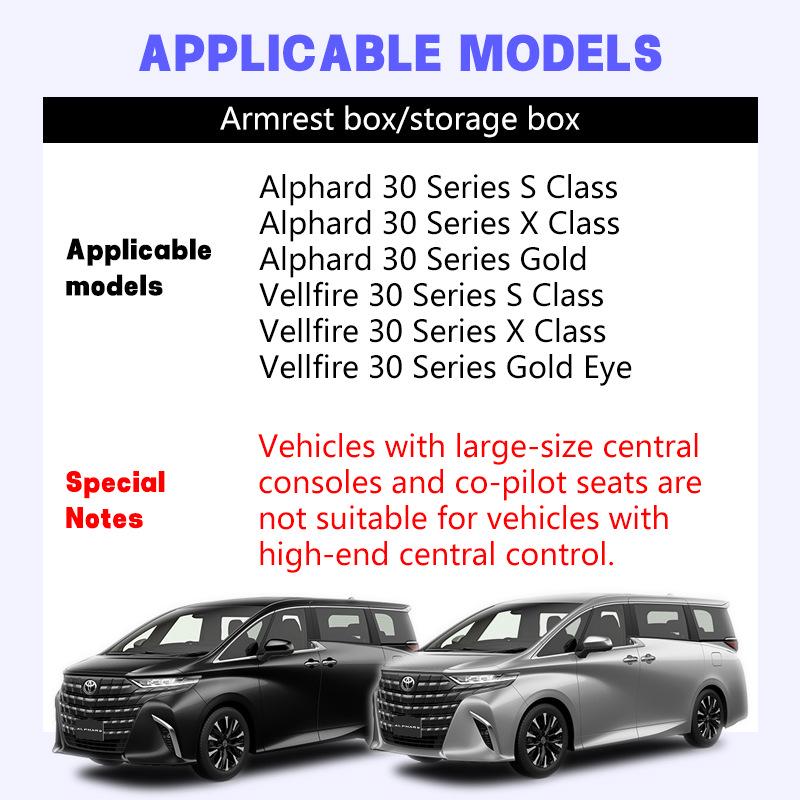 Toyota Alphard/Vellfire Armrest Console Storage Box