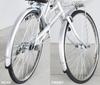 Sunny Wheel PC Full Fender with Silver for standard 45mm U-Shaped Stays, (for 26-inch wheels) 26-inch bikes, Width Approx.