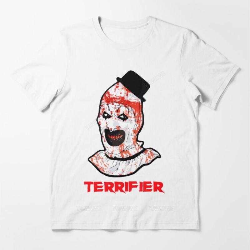 

Adult tee tops teenager teeshirt Art The Clown Terrifier Essential T Shirt brand casual short sleeve for mens summer tshirt S