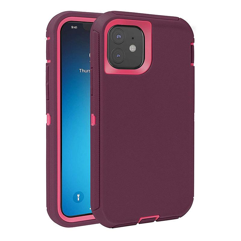 Чехол для телефона военного класса для Apple iPhone 15 Pro Max - прочный трехслойный бронированный жесткий чехол, противоударный для iPhone 15/14/13/12/11/Pro/ProMax/Plus