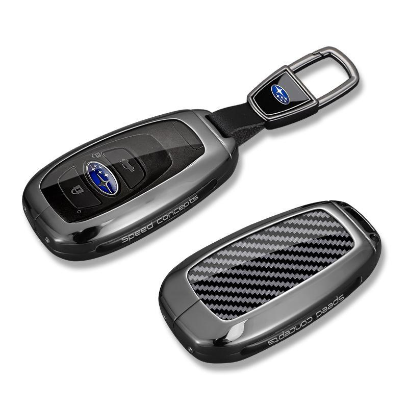 Metal Key Case for Subaru XV, Outback, Forester, BRZ, and Legacy - Car Protection Shell