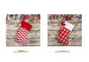 Knitted Wool Christmas Stocking - Tree Ornaments & Gift Bags for Children's Holiday Gifts & Candy