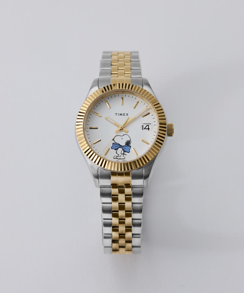 Taimaegseu X Peanuts Legacy Snoopy Bowtie Steel Watch 34Mm