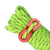 4 Guy Lines Tent Cords Lightweight Camping Rope with Aluminum Guylines Adjuster Tensioner Tarp,