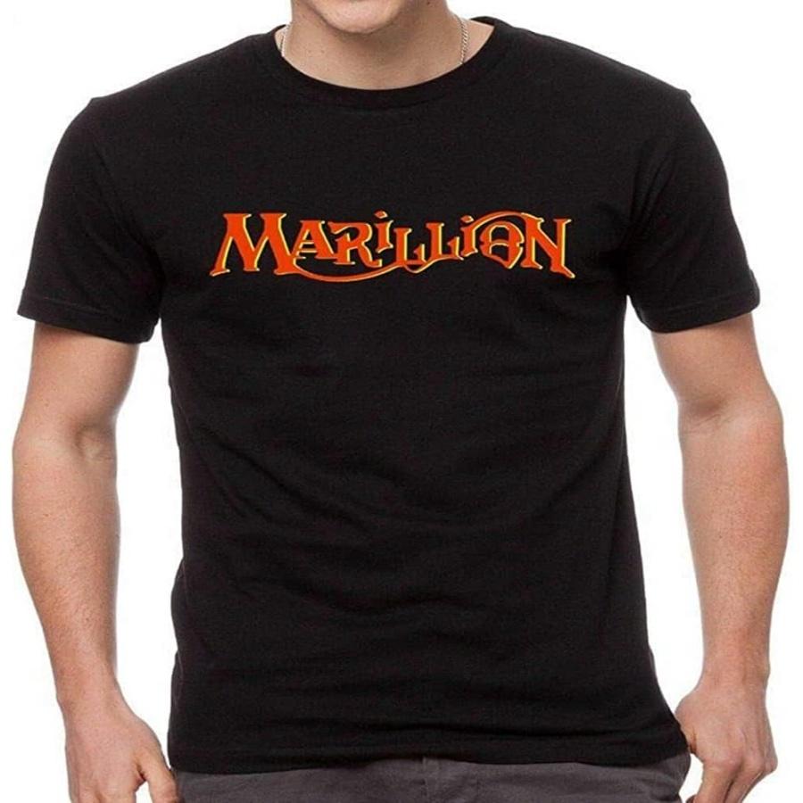 

MUSAKT Marillion Logo Mens T-Shirt Short Sleeve Shirt Black XXXXXL різнокольоровий