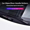 AAAJG1 2pcs Car Crystal Emblem Decals Car Window Wiper Stickers For Skoda Octavia A5 A4 Fabia Superb Rapid Mk3 Yeti Kodiaq