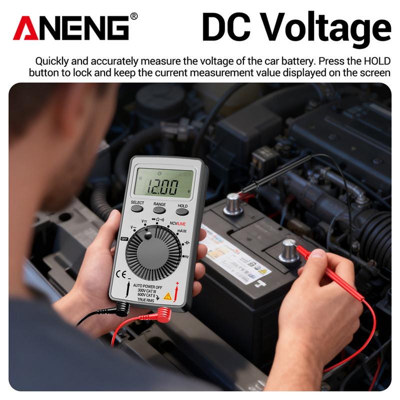 Digital Mini Multimeter ANENG AN101 4000 Counts Professional AC/DC Voltage Tester Automotive Current Tester Electrician Tools