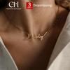 Personalized Stainless Steel Initial Name Necklace Fashion Pendant Necklaces Initials Nameplate Gift Women Jewelry Dropshipping