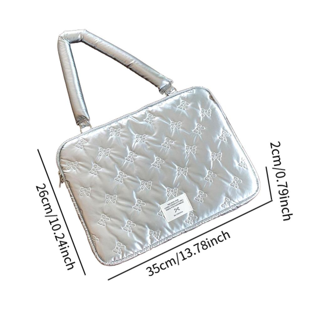 Womens Laptop Shoulder Bag Chic Laptop Sleeve for Working Commuting Dating