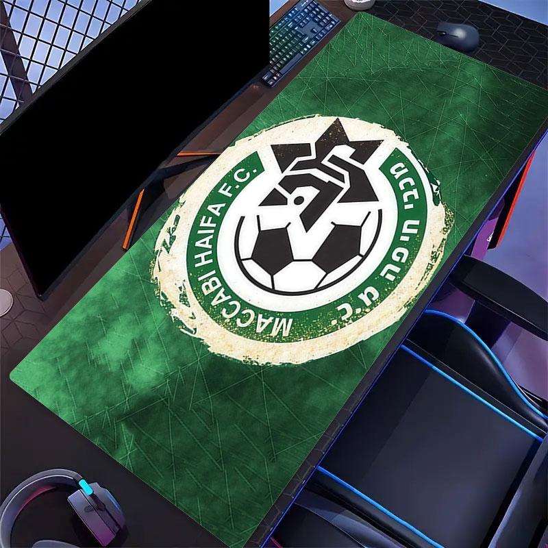 Maccabi Haifa Art Mouse Pad, Large Gaming Desk Mat, Non-slip XXL Mousepad for Laptop & Tablet, Mini PC Playmat with Stitched Edges