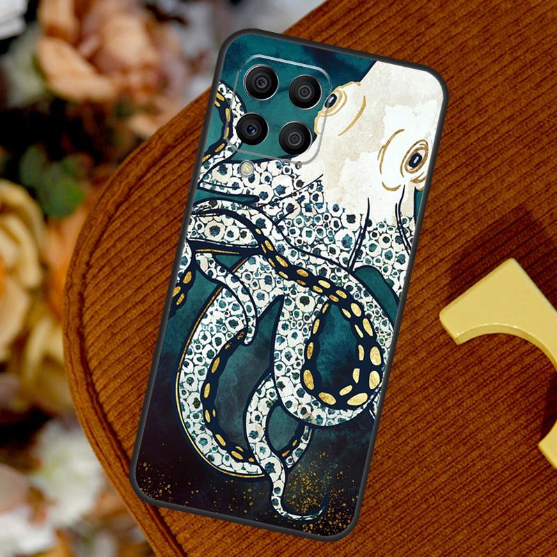 Meeresleben Ozean Oktopus Für Samsung Galaxy M23 M33 M13 M53 M11 M51 M14 M34 M54 M15 M55 M20 M30s M12 M32 M52 Hülle