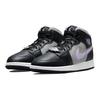 Air Jordan 1 Mid SE GS Houndstooth Kids Sneakers Black Lilac White DC7226-015