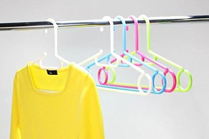 Shinko Hanger Libido Family Clothes Set x 2 Pearl Made in Suitable for hanging bath and Durable and prevents clothes from losing their Ideal for