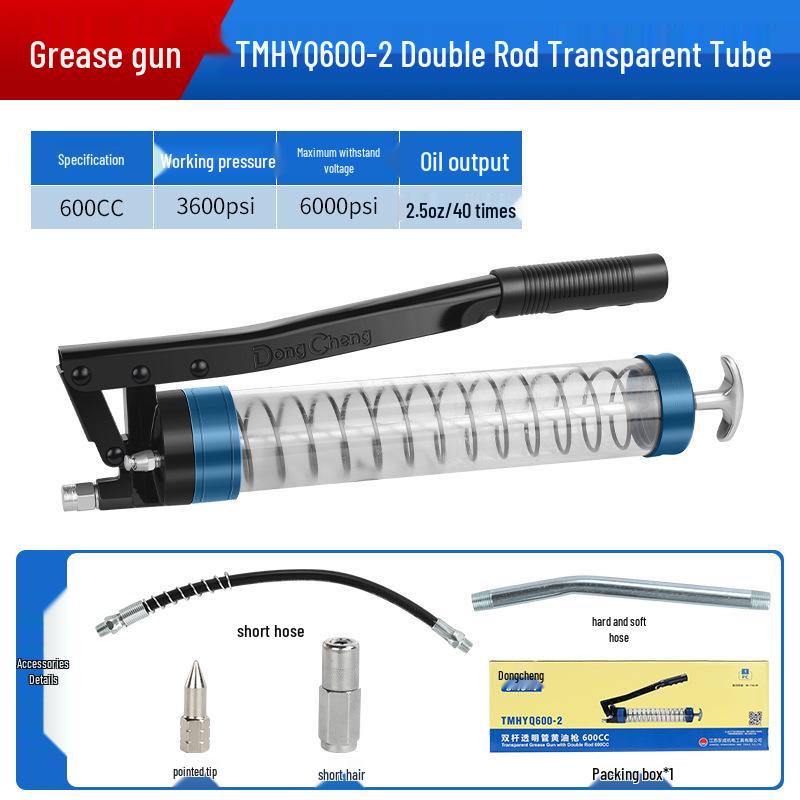 High-Pressure Manual Grease Gun for Forklift and Excavator Lubrication