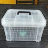 Large Capacity Double-Layer Medicine Organizer Box - Waterproof, Transparent Storage for Home & Travel