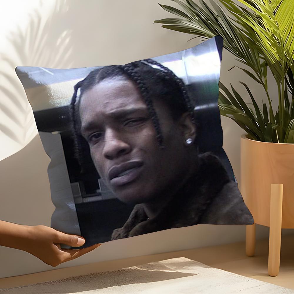 Funny rocky meme Flacko Pillow Case Home Living Room Decoration Linen Pillow Cases Cushion Cover