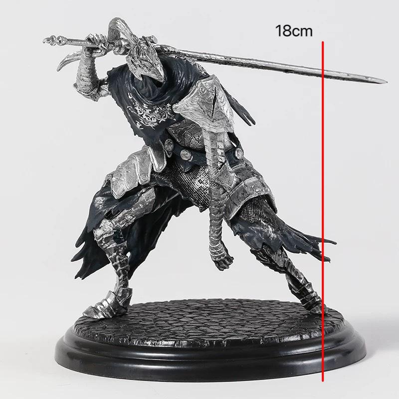 Vintage Medieval Game Figurine Artorias Knight Soldier Model Statue Collectible Boys Gift