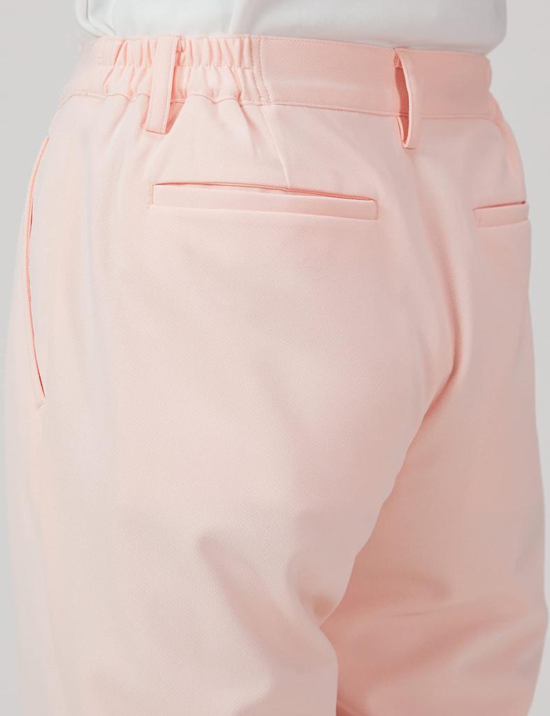 Kalhoty s podšívkou a rozparkem pro průmysl MK0052 Korálově růžová L [Michelle Cran] Dámské [Neprůhledné/Antistatické/Strečové/Antimikrobiální/Snadná péče/Vhodné]