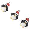 20X25mm Animal Pendant Resin Cartoon Penguin Pendant Charms Light Weight   For Earring