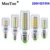 LED Corn Lamp E27 E14 LED Bulb SMD5730 220V Corn Bulb 24 36 56 72LEDs Chandelier Candle LED Light For Home Decoration Ampoule