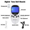 Dual Channel TENS Muscle Stimulator Pain Relief Therapy Device with 8 Electrode Pads for Body Recovery