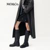 MO&Co. Women's Wool Blend H-Line Short Skirt