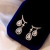Atmospheric Earrings Women'S Design High-End Earrings Year-Old Niche Earrings Light Luxury Water Drop Earrings Light Luxury Versatile Temperament